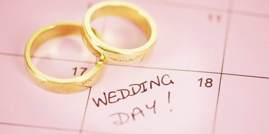 Calendar 2020 Weddings