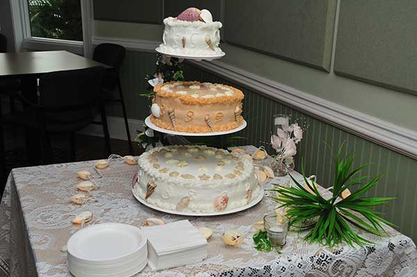Wedding Cake At Citadel Beach Club