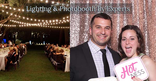 Wedding Lighting And Luxury Photobooth By Expert Vendors